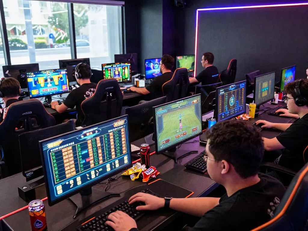 Exciting betting scene at NBET with players engaged in competitive gaming.